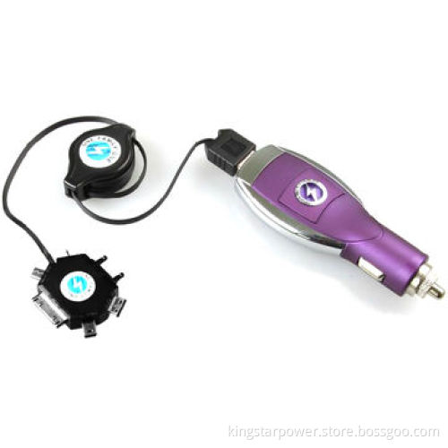 Mobile phone charger with car logo, 5V 1A, luxury & fashionable design